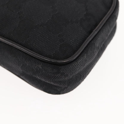 Gucci GG canvas pouch Canvas, BLACK, CANVAS, Clutche & pouche