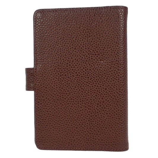 Chanel CC Bifold Wallet Quilted Caviar, BROWN, LEATHER, Wallets