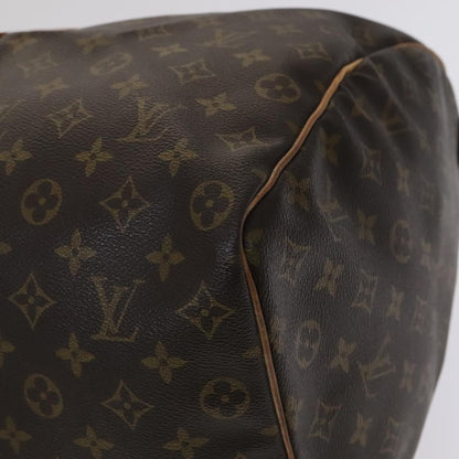Louis Vuitton Keepall Bag Monogram Canvas, BROWN, CANVAS, Travel bag