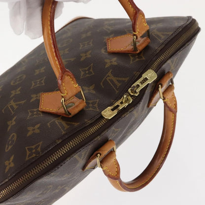 Louis Vuitton Alma Handbag Monogram Canvas, BROWN, CANVAS, Handbag