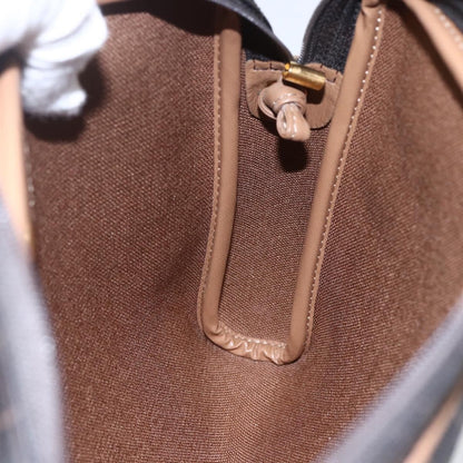 Christian Dior Vintage Honeycomb Shoulder Bag Canvas, BLACK, CANVAS, Shoulder bag