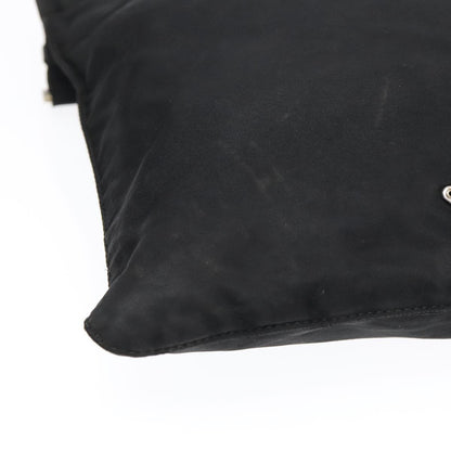 Prada Flat Messenger Bag Tessuto, BLACK, NYLON, Shoulder bag