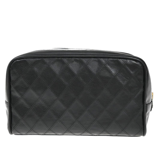 Chanel Vintage Diamond CC Camera Bag Quilted Caviar, BLACK, LEATHER, Clutche & pouche