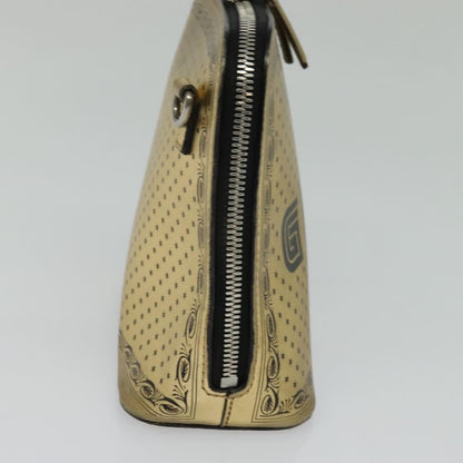 Gucci Dome Crossbody Bag Limited Edition Printed Leather, GOLD, LEATHER, Shoulder bag