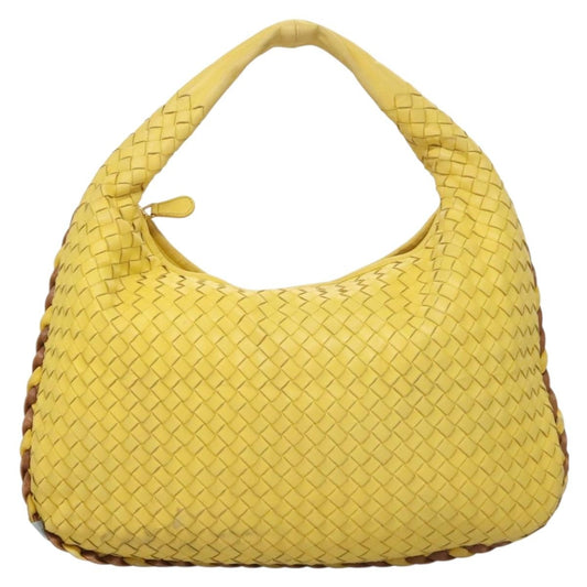Bottega Veneta Veneta Hobo Intrecciato Nappa, YELLOW, LEATHER, Handbag