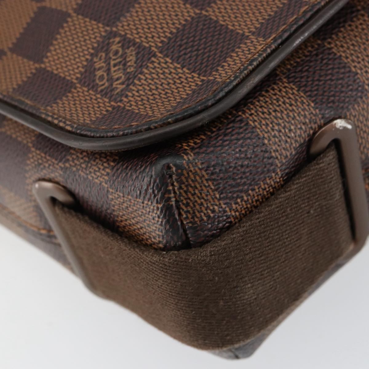 Louis Vuitton Brooklyn Handbag Damier, BROWN, CANVAS, Shoulder bag