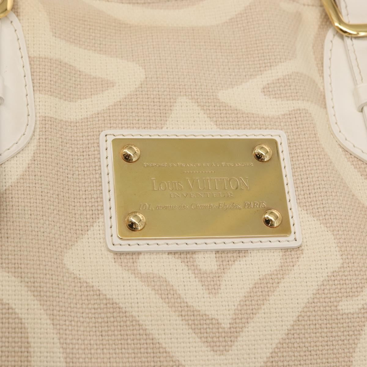 Louis Vuitton Tahitienne Cabas Canvas, BEIGE, CANVAS, Tote bag