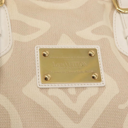 Louis Vuitton Tahitienne Cabas Canvas, BEIGE, CANVAS, Tote bag