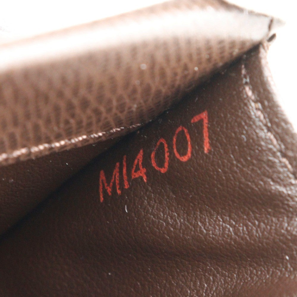 Louis Vuitton Porte Monnaie Tresor Wallet Monogram Canvas, BROWN, CANVAS, Wallets