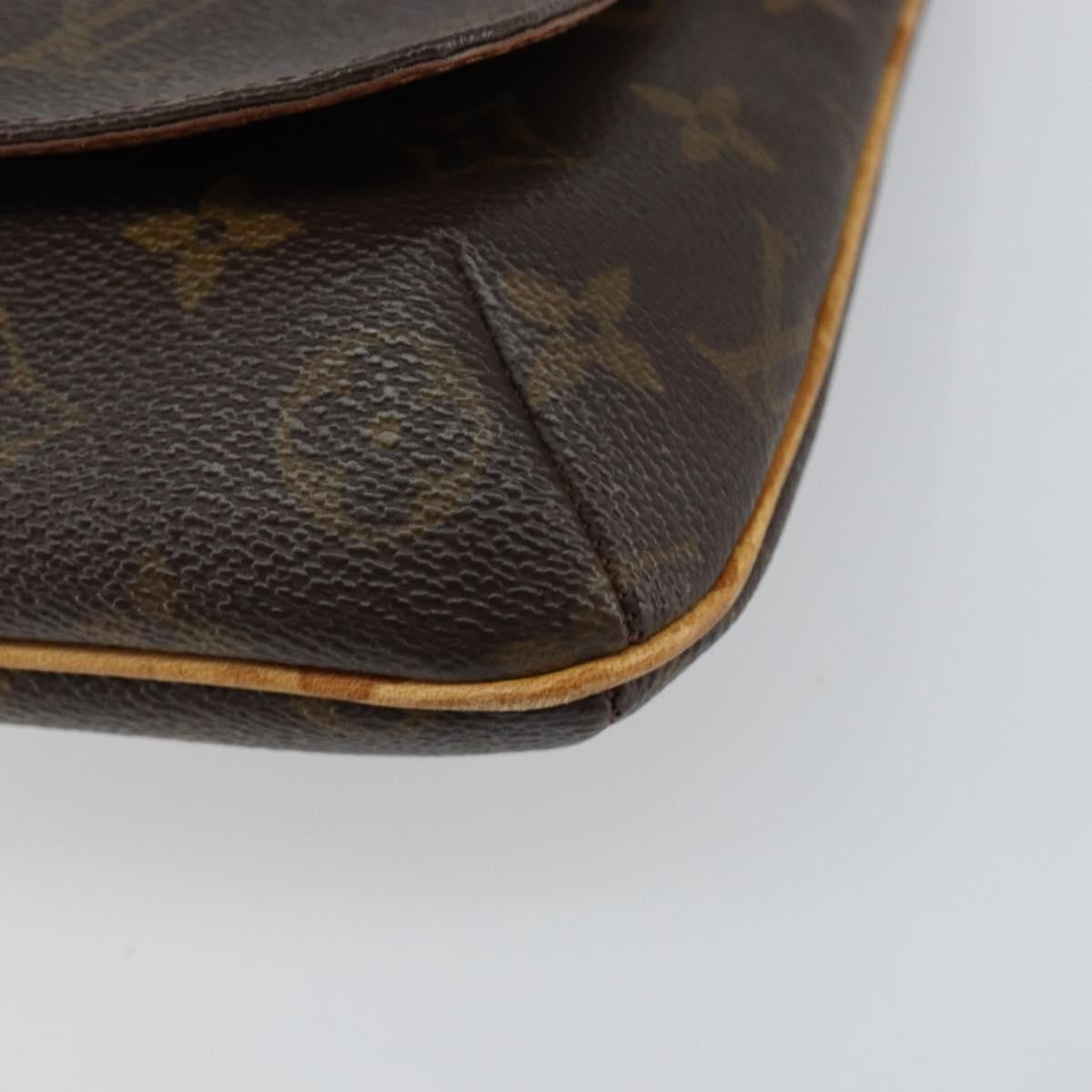 Louis Vuitton Musette Salsa Handbag Monogram Canvas, BROWN, CANVAS, Shoulder bag