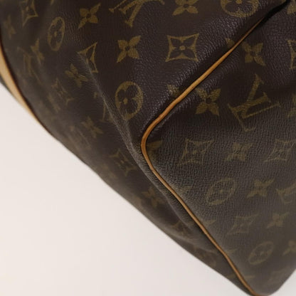 Louis Vuitton Keepall Bag Monogram Canvas, BROWN, CANVAS, Travel bag