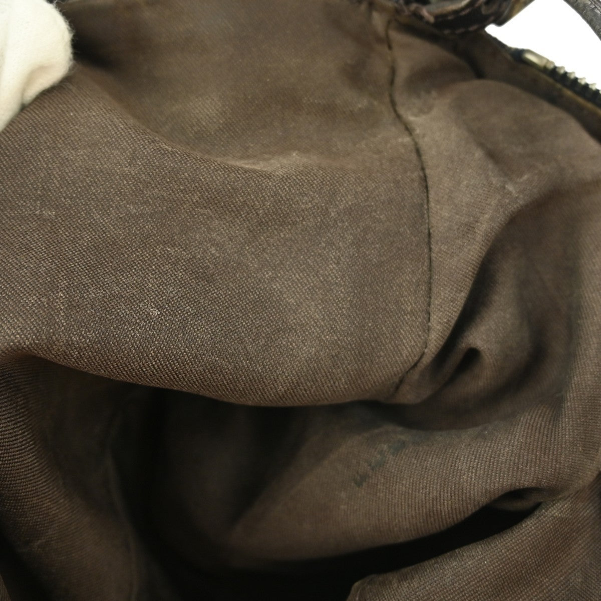 Fendi Belted Pochette Zucca Canvas, BLUE, CANVAS, Clutche & pouche