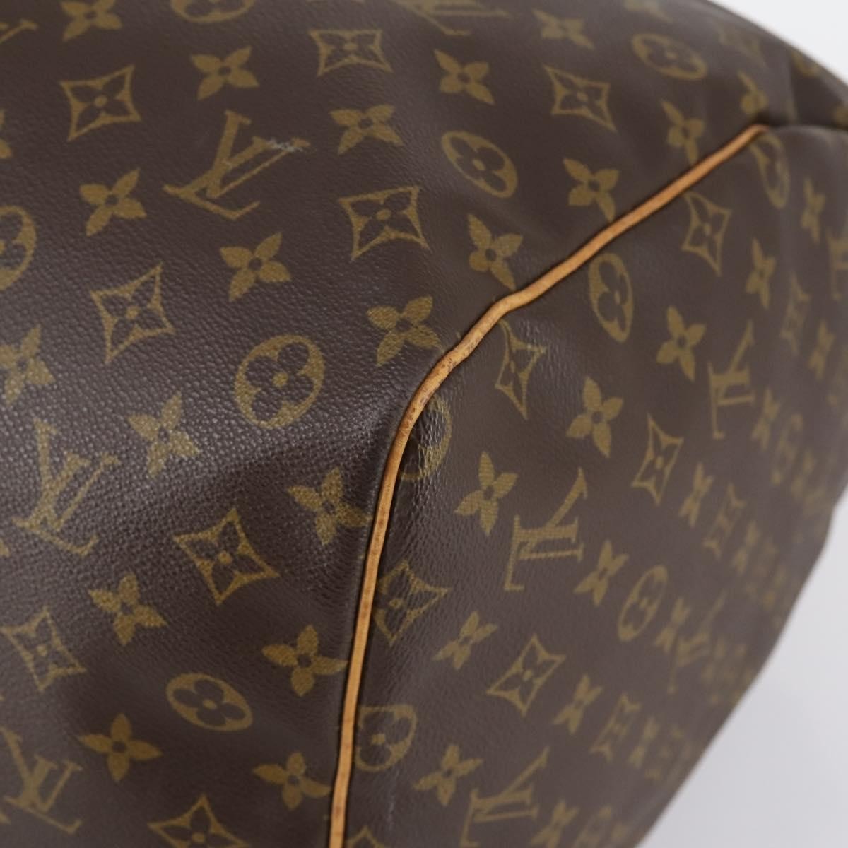 Louis Vuitton Keepall Bag Monogram Canvas, BROWN, CANVAS, Travel bag