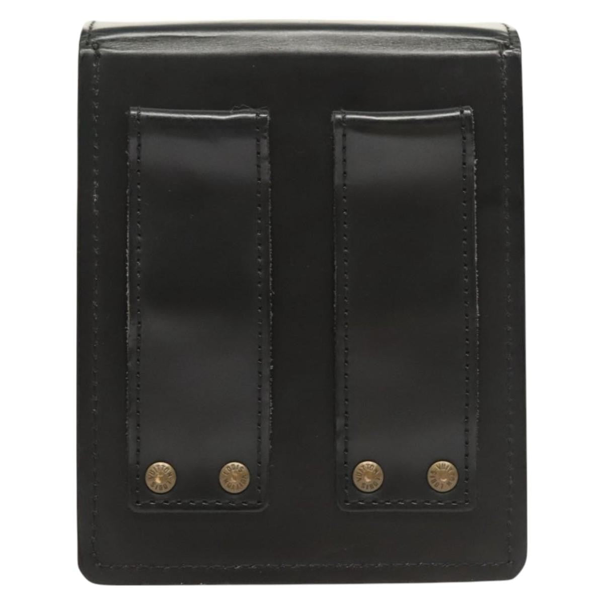 Louis Vuitton Pisteu Bum Bag Leather, BLACK, LEATHER, Shoulder bag