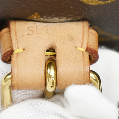 Louis Vuitton Sac Gibeciere Messenger Bag Monogram Canvas, BROWN, CANVAS, Crossbody bag