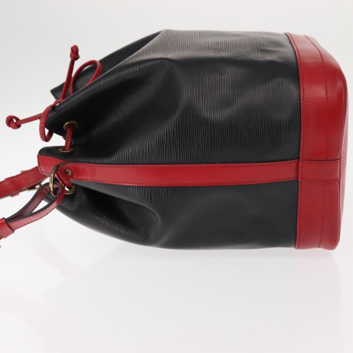 Louis Vuitton Bicolor Noe Handbag Epi Leather, BLACK, LEATHER, Handbag