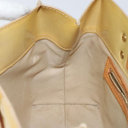 Louis Vuitton Reade Handbag Monogram Vernis, BEIGE, PATENT_LEATHER, Handbag