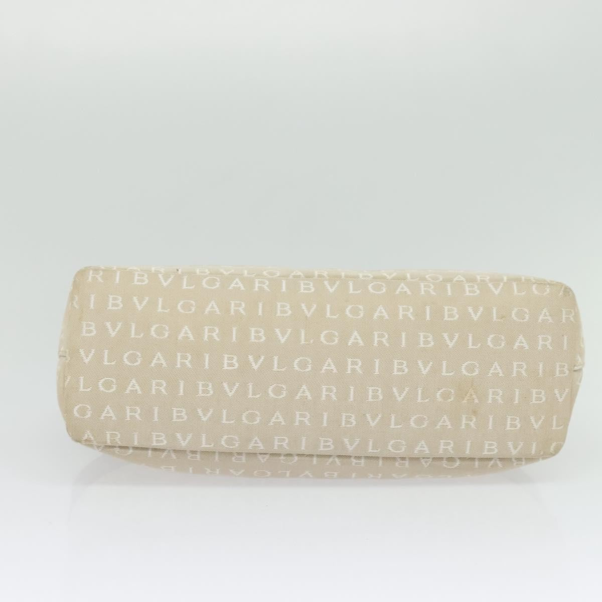 Bvlgari B.Zero1 Logomania Bag Canvas with Leather, BEIGE, CANVAS, Tote bag