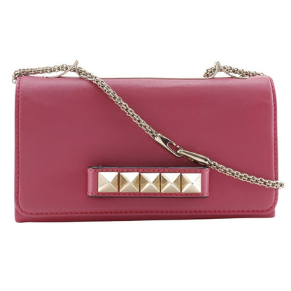 Valentino Garavani Va Va Voom Clutch Leather, PINK, LEATHER, Shoulder bag