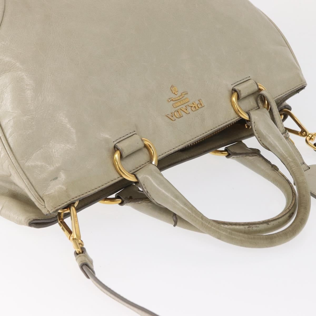 Prada Tote Vitello Daino Vitello Daino, BEIGE, LEATHER, Handbag