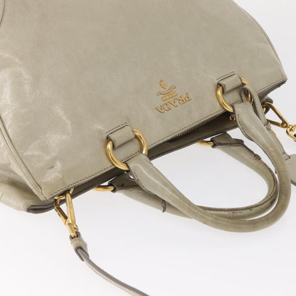 Prada Tote Vitello Daino Vitello Daino, BEIGE, LEATHER, Handbag