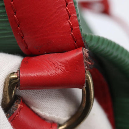 Louis Vuitton Bicolor Petit Noe Handbag Epi Leather, GREEN, LEATHER, Handbag