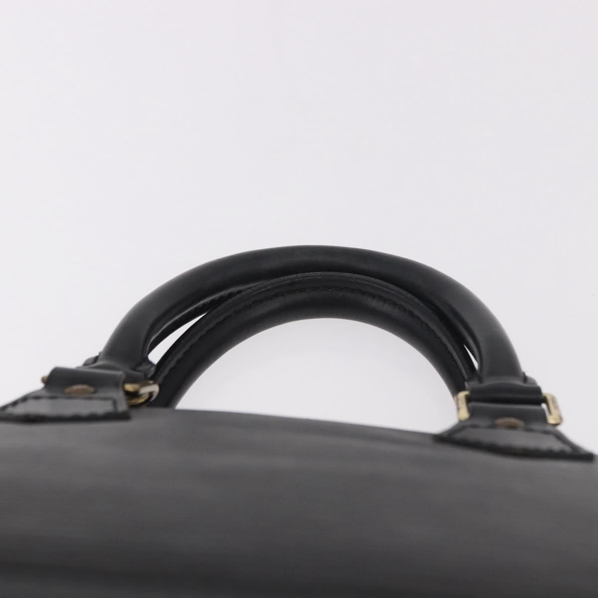 Louis Vuitton Alma Handbag Epi Leather, Black, Leather, Handbag