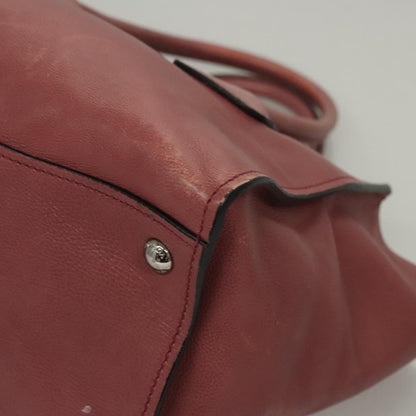 Prada Twin Pocket Convertible Tote Cervo Leather, PINK, LEATHER, Handbag