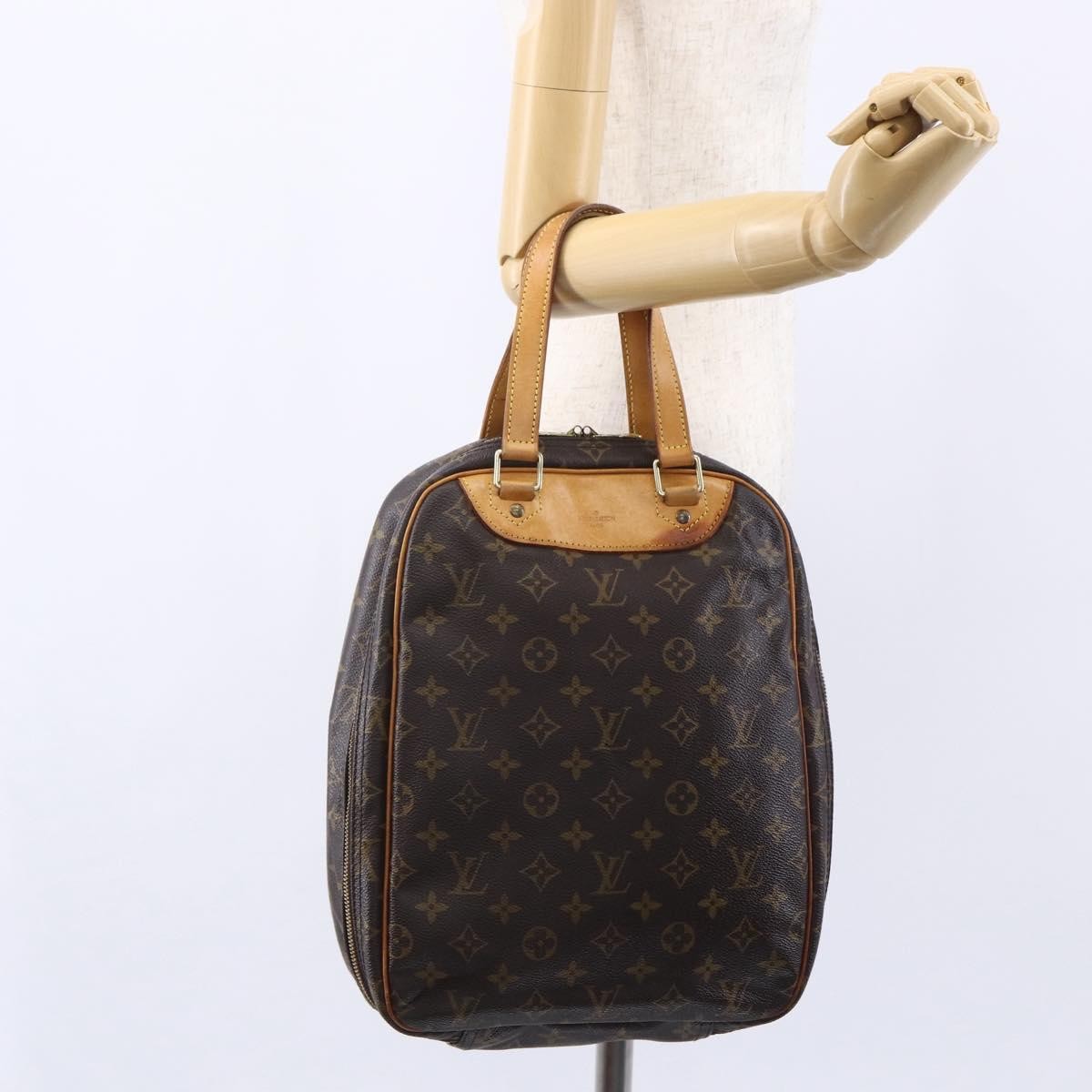 Louis Vuitton Excursion Handbag Monogram Canvas, BROWN, CANVAS, Handbag