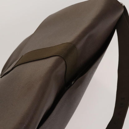 Bvlgari Flap shoulder Bag Leather, BROWN, LEATHER, Shoulder bag