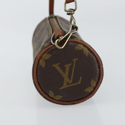 Louis Vuitton Papillon Pochette Monogram Canvas, BROWN, CANVAS, Clutche & pouche