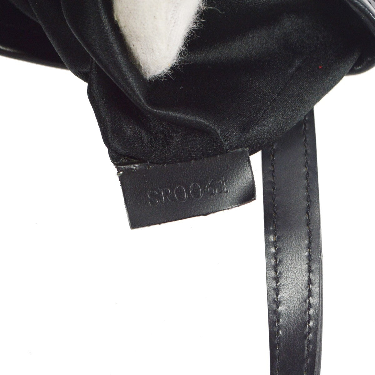 Louis Vuitton Bucket Bag Monogram Satin, BLACK, SATIN, Handbag