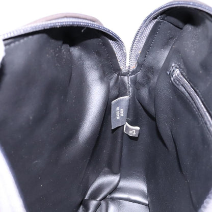 Bally Vintage Handbag Quilted Leather, GRAY, LEATHER, Handbag