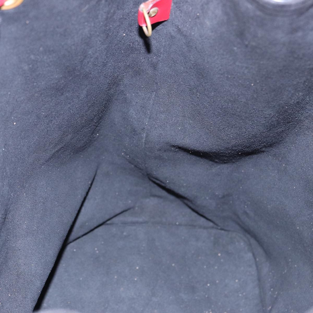 Louis Vuitton Bicolor Noe Handbag Epi Leather, BLACK, LEATHER, Handbag