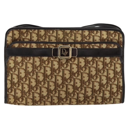 Christian Dior Trotter shoulder bag Canvas, BEIGE, CANVAS, Shoulder bag