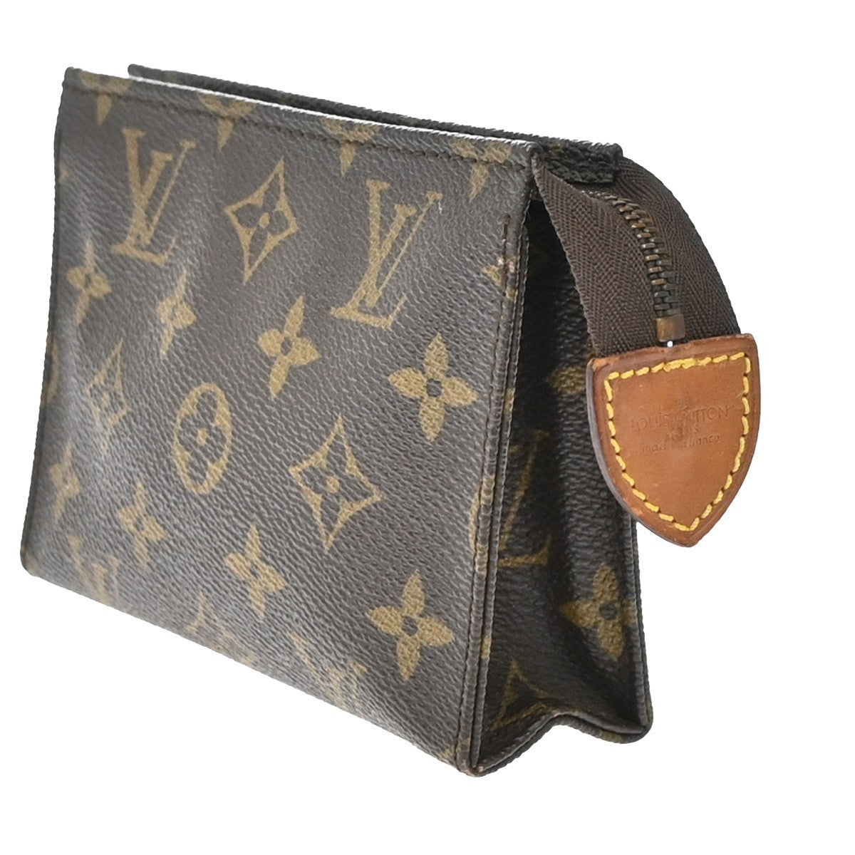 Louis Vuitton Toiletry Pouch Monogram Canvas, BROWN, CANVAS, Clutche & pouche