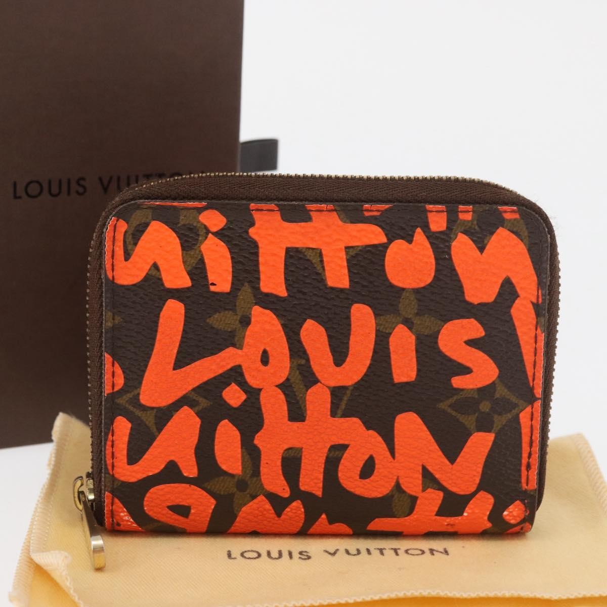 Louis Vuitton Porte-Monnaie Zippy Wallet monogramme empreinte, Orange, Canvas, Wallet