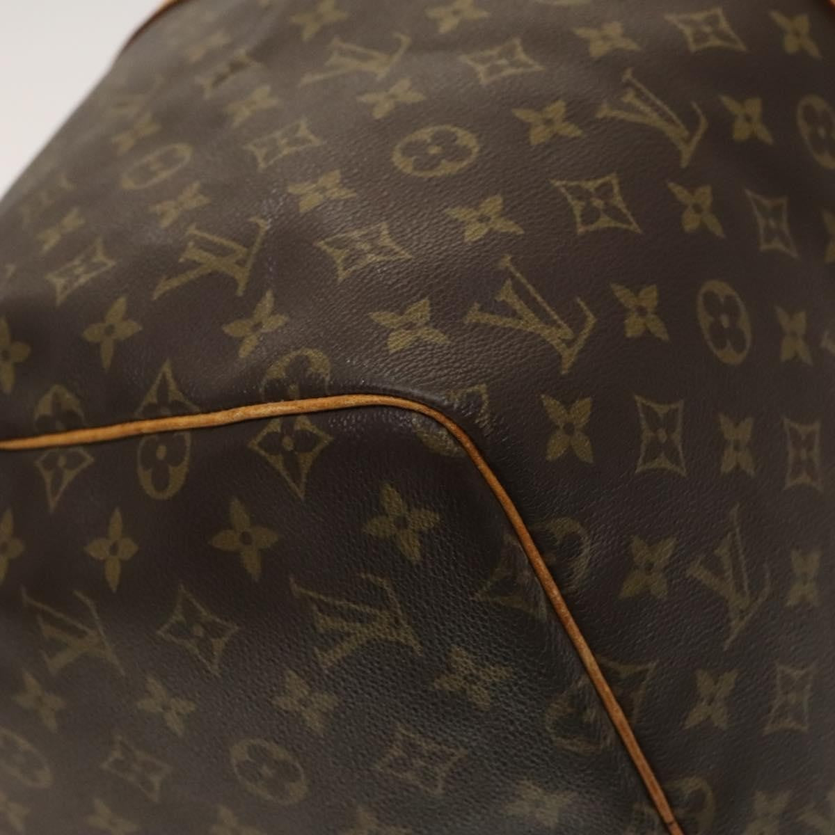 Louis Vuitton Keepall Bag Monogram Canvas, BROWN, CANVAS, Travel bag