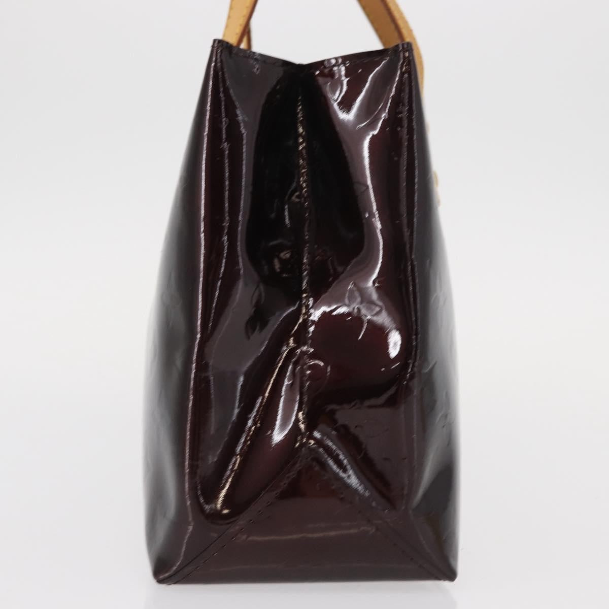 Louis Vuitton Reade Handbag Monogram Vernis, BURGUNDY, PATENT_LEATHER, Handbag