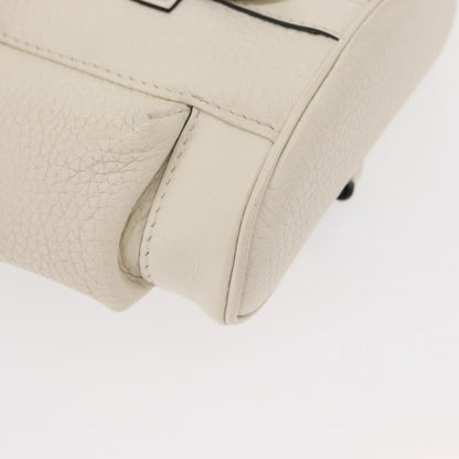 Louis Vuitton Christopher Backpack Taurillon Leather, WHITE, LEATHER, Shoulder bag