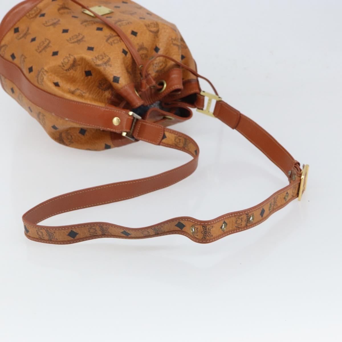 MCM Visetos Shoulder bag PVC, Brown, PVC, Shoulder Bag