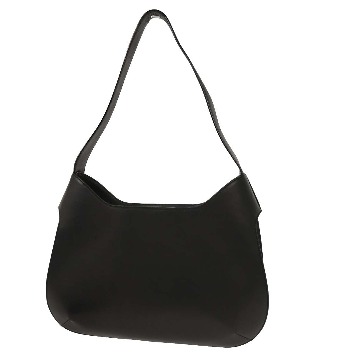 Salvatore Ferragamo Vintage Shoulder Bag Leather, BLACK, LEATHER, Shoulder bag