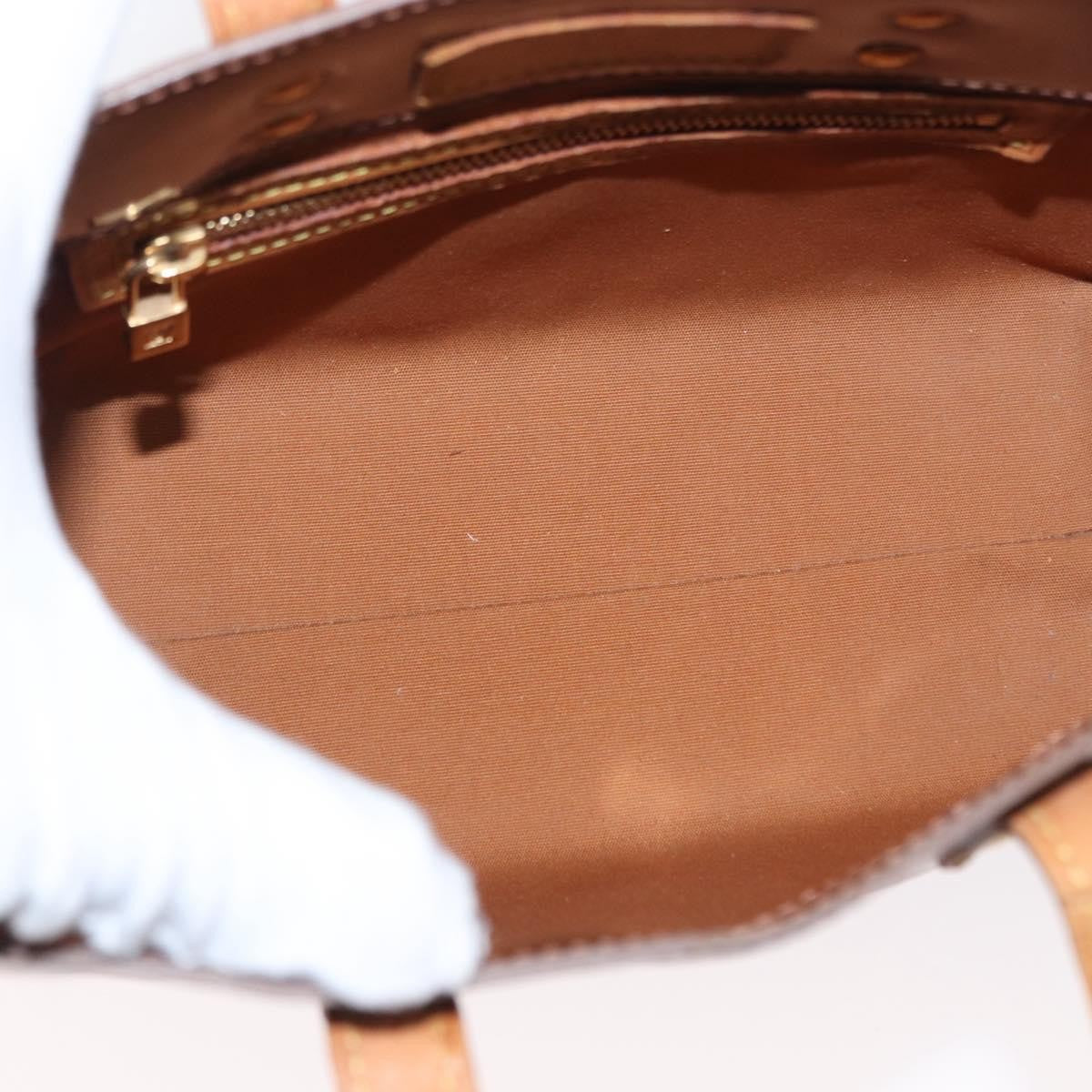 Louis Vuitton Reade Handbag Monogram Vernis, BROWN, PATENT_LEATHER, Tote bag