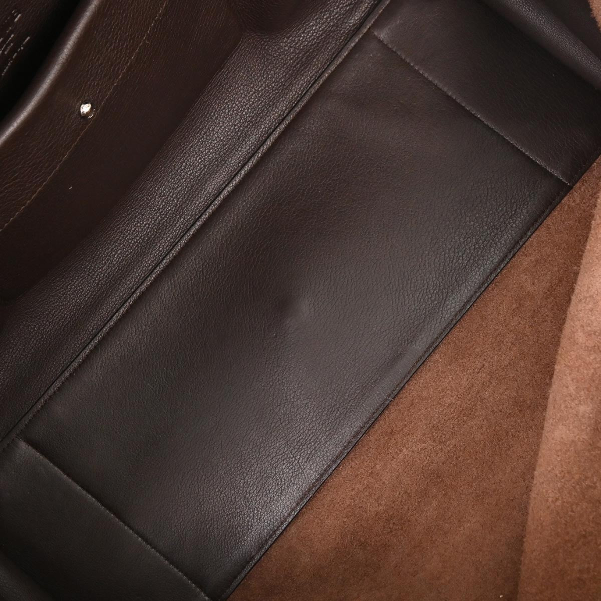 Loewe Amazona NM Bag Leather, BROWN, LEATHER, Handbag