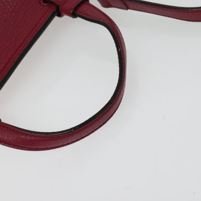 Gucci Bamboo Daily Top Handle Bag Leather, PINK, LEATHER, Handbag