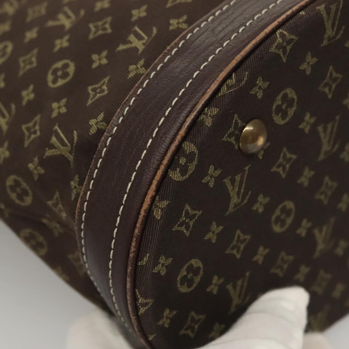 Louis Vuitton Bucket Bag Canvas, BROWN, CANVAS, Handbag