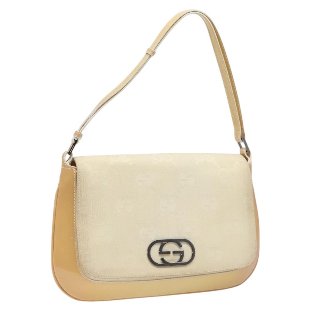 Gucci GG Canvas Bag Canvas, BEIGE, CANVAS, Shoulder bag