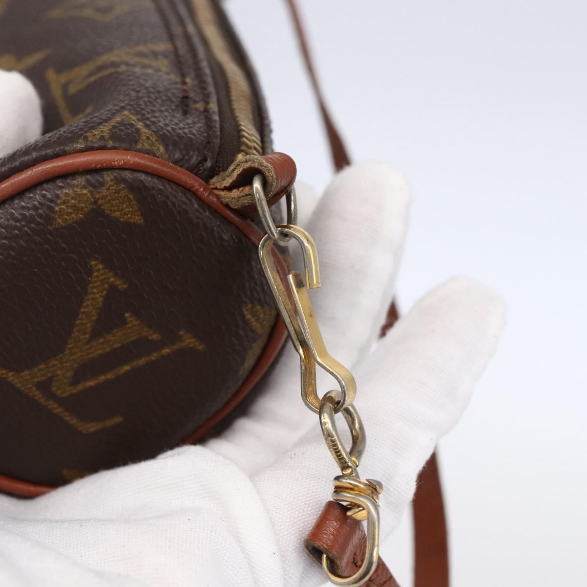 Louis Vuitton Papillon Pochette Monogram Canvas, BROWN, CANVAS, Clutche & pouche