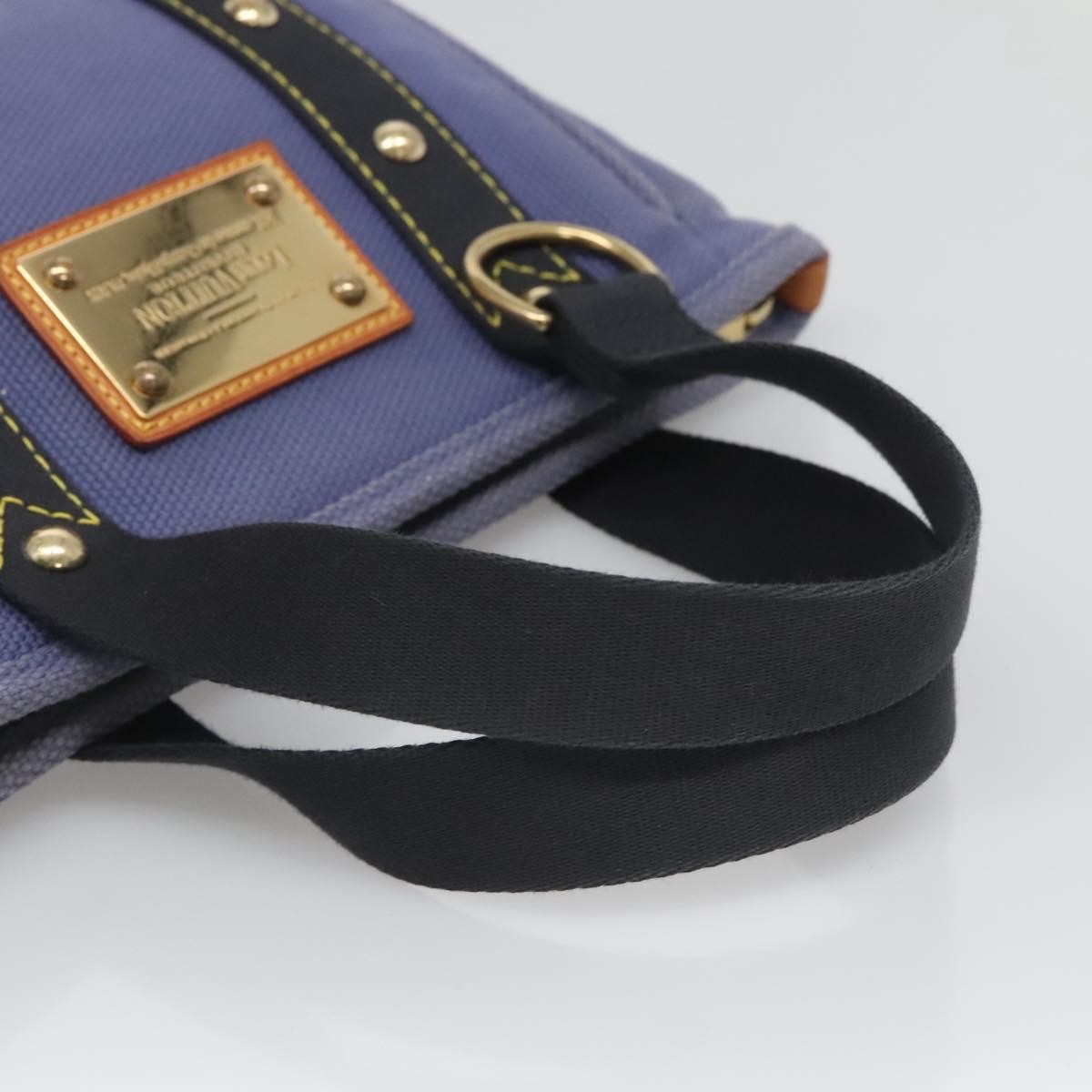 Louis Vuitton Antigua Tote Canvas, BLUE, CANVAS, Tote bag