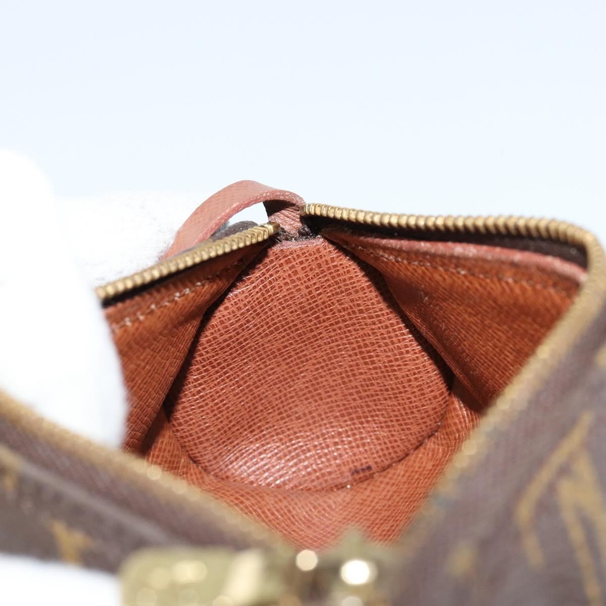 Louis Vuitton Papillon Pochette Monogram Canvas, BROWN, CANVAS, Clutche & pouche